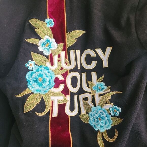 Juicy couture vintage black label jacket with embroidery and velvet - Picture 5 of 8